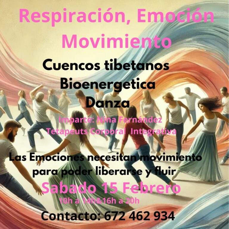Cartel de «Emoción y movimiento», febrero de 2025