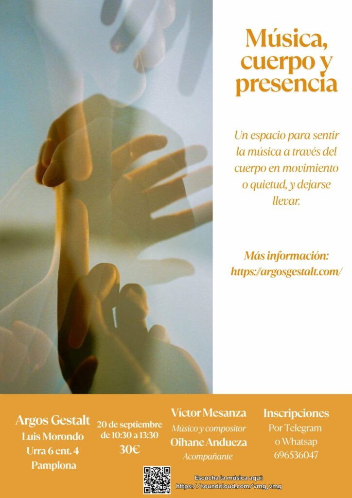 TALLER DE MÚSICA, CUERPO Y PRESENCIA