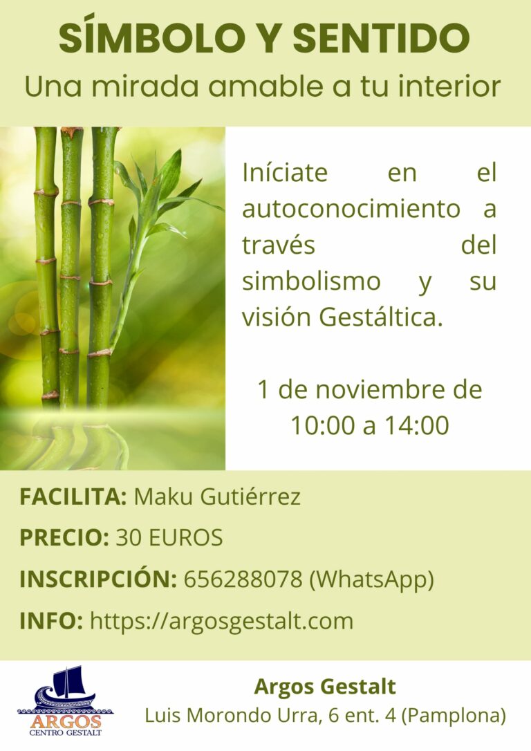 Cartel de «Símbolo y sentido», noviembre de 2025